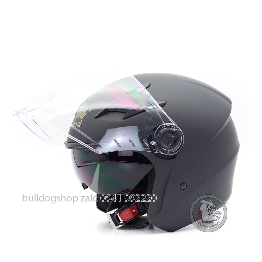 Mũ bảo hiểm 3/4 kính âm Royal M268 - 2 kính