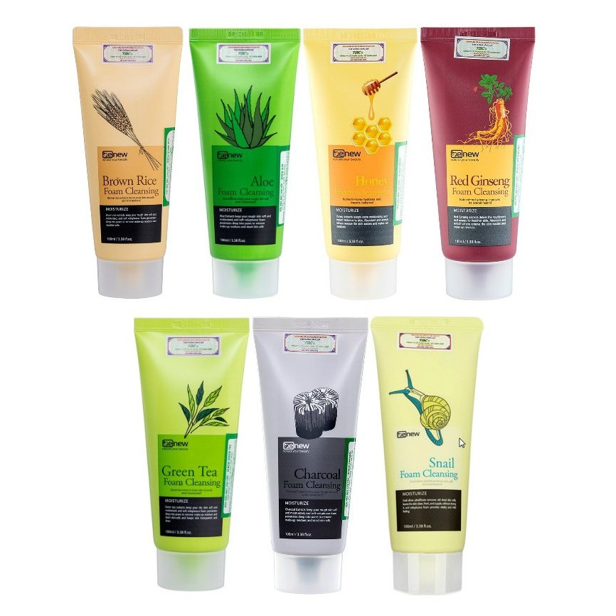 Sữa Rửa Mặt Trắng Da Benew Hàn Quốc Chiết Xuất Hoàn Toàn Từ Thiên Nhiên 100ml Sữa Rửa Mặt Chính Hãng