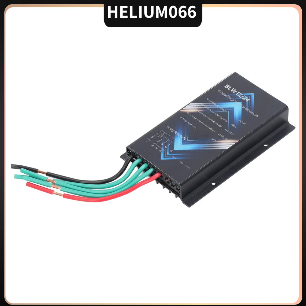Bộ điều khiển tuabin gió 800W Hợp kim nhôm IP67 máy phát điện không thấm nước 12V 24V Helium066
