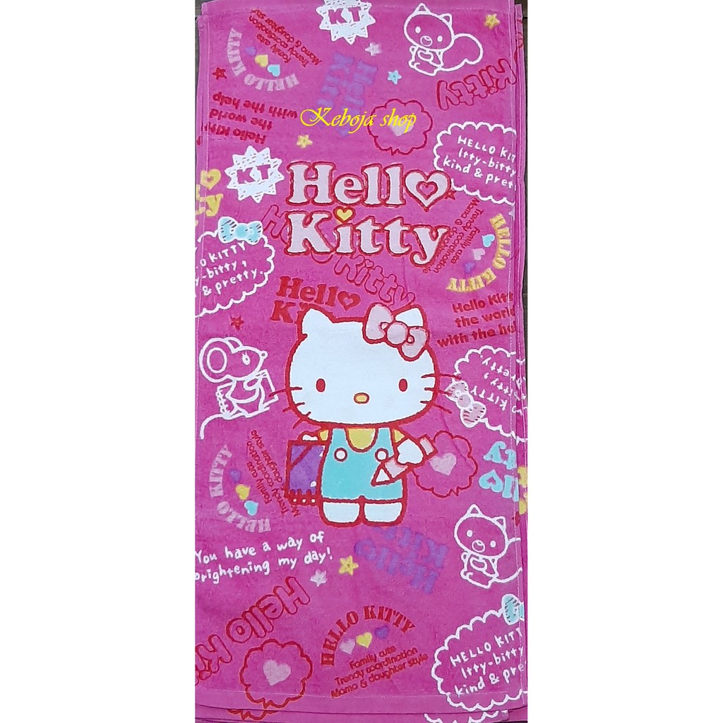 Khăn cotton in hình, khăn tắm, khăn trẻ em 33x76 KB03