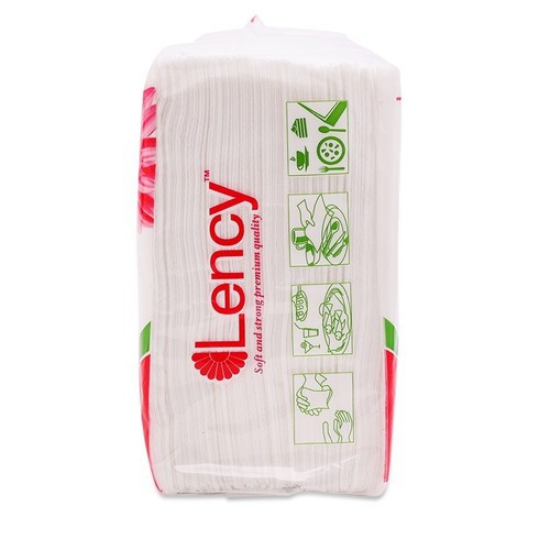 SALE  Khăn giấy ăn vuông cao cấp Lency 100 tờ kích thước 330x330mm  (Siêu HOT)