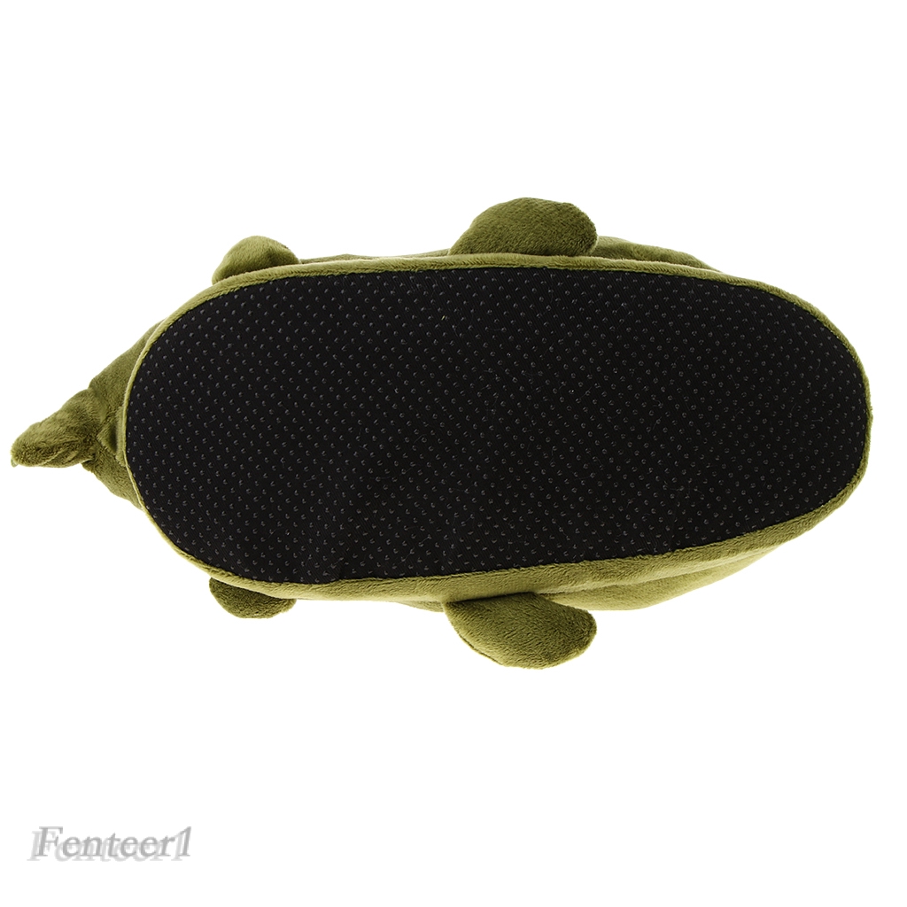 Dép Bông Đi Trong Nhà Hình Cá Sấu Dễ Thương Fenteer1