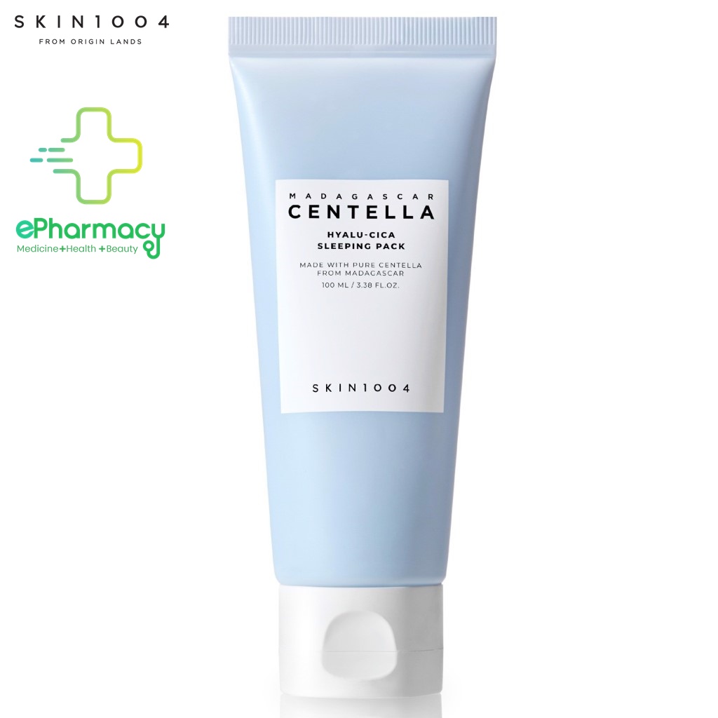 Mask Ngủ Skin1004 Madagascar Centella Hyalu-cica Sleeping Pack Mặt nạ ngủ cấp ẩm, sáng da 100ml