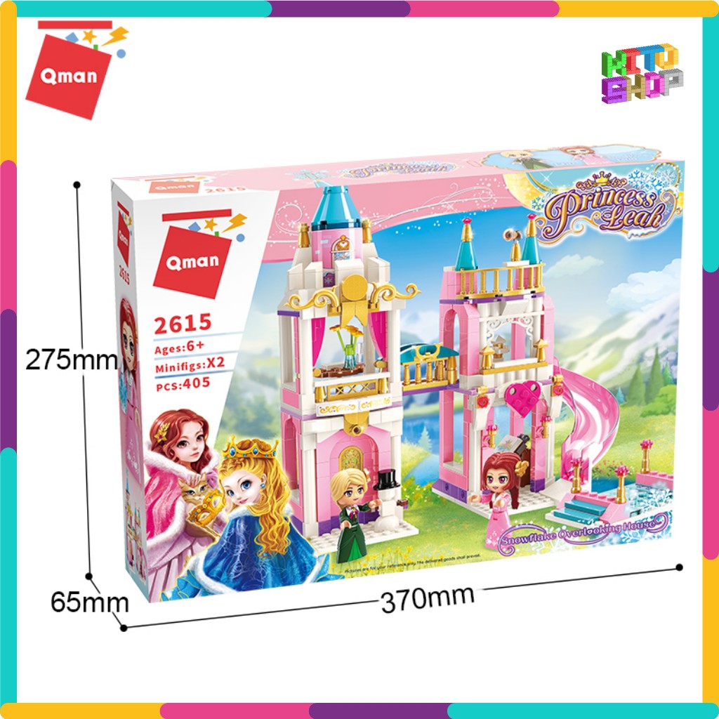 Bộ Đồ Chơi Xếp Hình Thông Minh Cho Bé Gái Từ 6 Tuổi Qman 405 Mảnh Ghép Ngôi Nhà Ngắm Cảnh 2615 Toy M