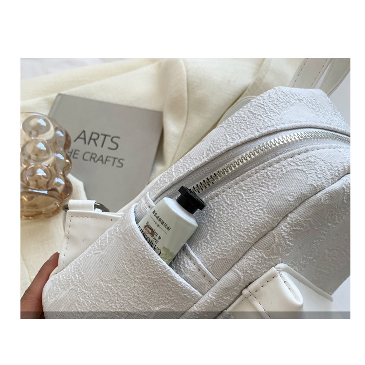 Balo da mini CHUWANGLIN họa tiết hoa thời trang cho nữ