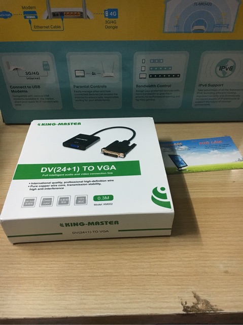 Cổng chuyển dvi sang vga kingmaster