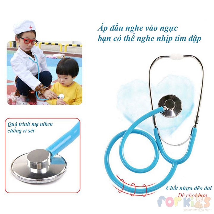 [Mã LIFETOYS1 giảm 30K đơn 99K] Đồ chơi Bác sĩ gỗ cho bé, đồ chơi khám răng nha khoa cho trẻ em