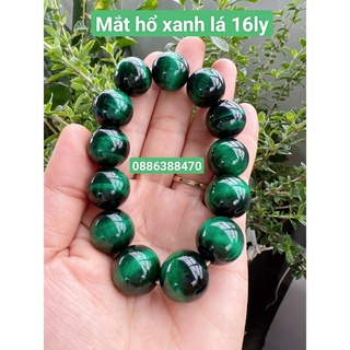 Vòng đeo tay đá mắt hổ xanh lá