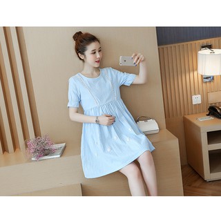 ĐẦM BẦU CÔNG  SỞ  ĐẸP( sau sanh  có dây  kéo  cho bé bú)