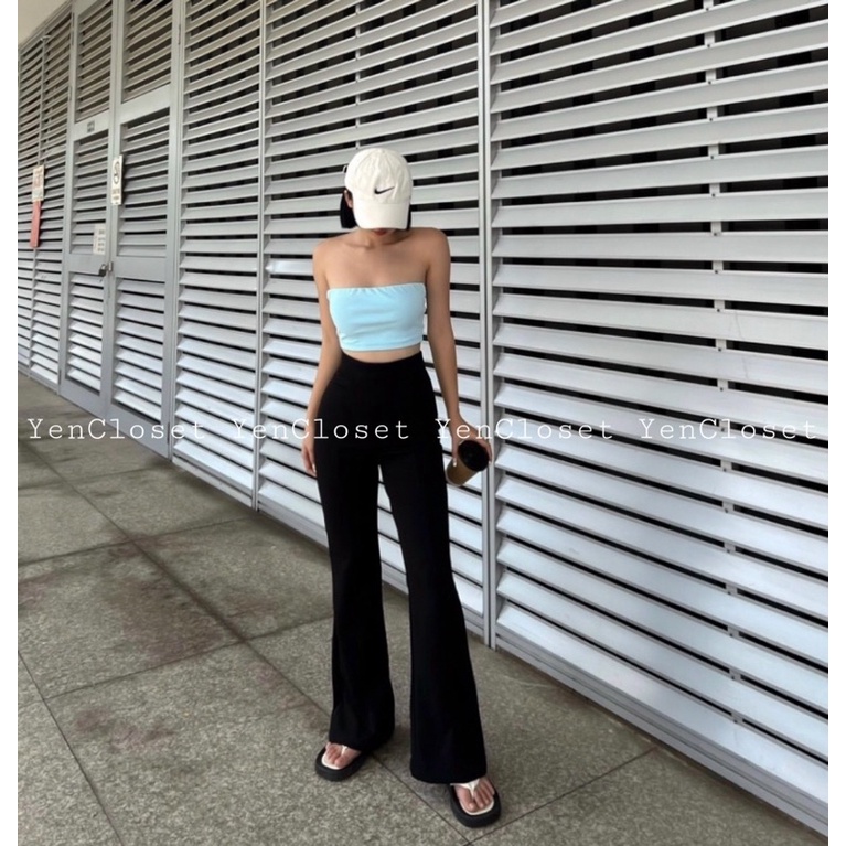 hình chụp thật YenCloset - Áo ống croptop vải siêu xịn