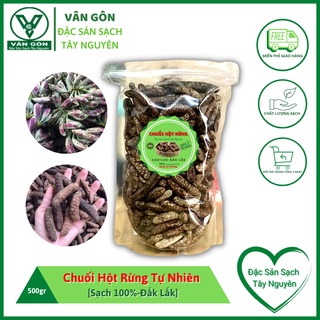 Chuối hột rừng phơi khô nguyên quả gói 1kg-đặc sản sạch tây nguyên-vân gôn-đắklắk-vg26