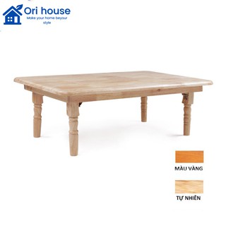 Bàn trà chân tiện xếp gọn đủ kích thước 2 màu chắc chắn - Nội thất Ori