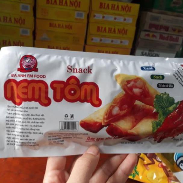 3 gói bim bim snack nem tôm