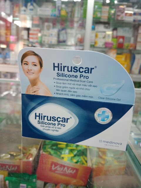 Kem bôi sẹo Hiruscar Silicone Pro 4g