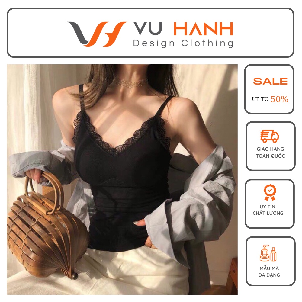 Áo Bra Dáng Dài Len Tăm Phối Viền Ren | Shop Vũ Hạnh