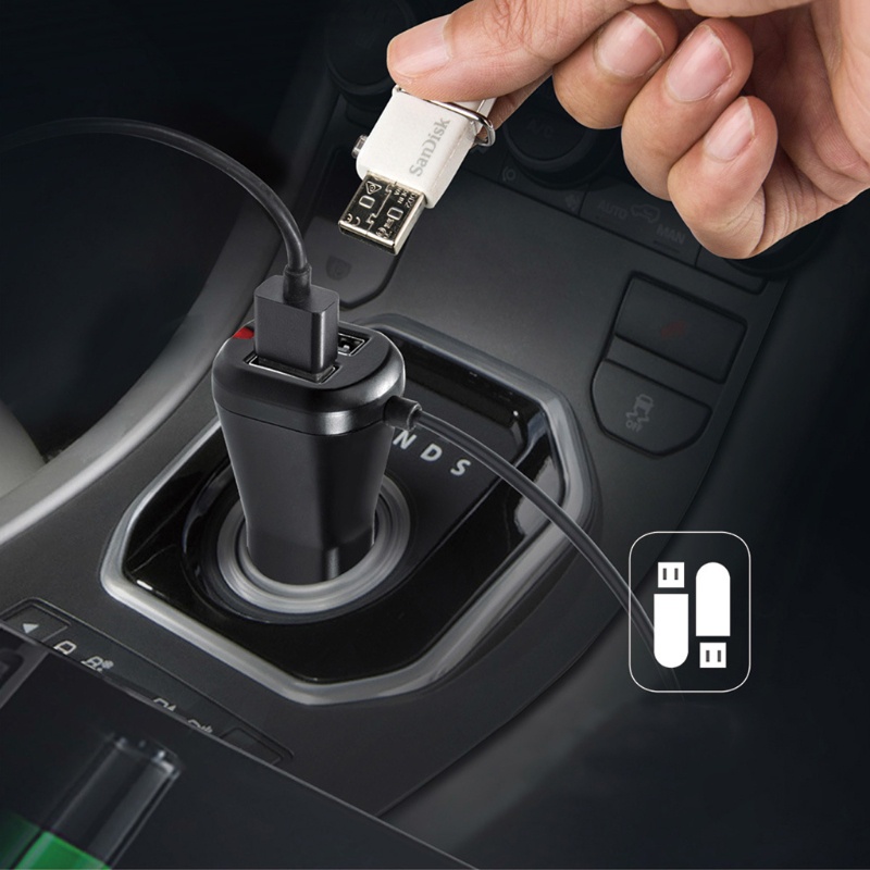 Thiết Bị Nhận Tín Hiệu Âm Thanh Bluetooth AUX mm Cho Xe Hơi