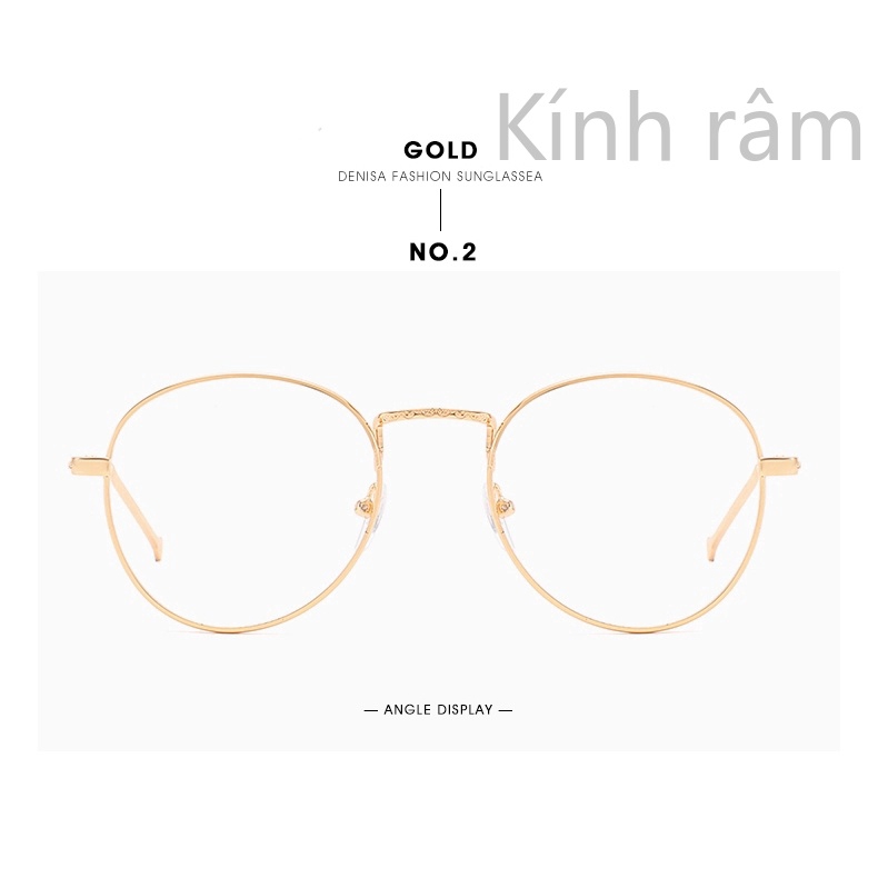 Kính đọc sách gọng kim loại phong cách cổ điển