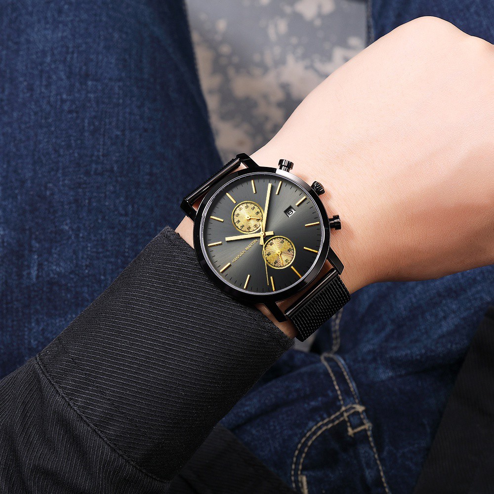 Đồng hồ nam Hannah Martin Quartz chính hãng - - Model HM-1092 - Chống nước tốt | BigBuy360 - bigbuy360.vn