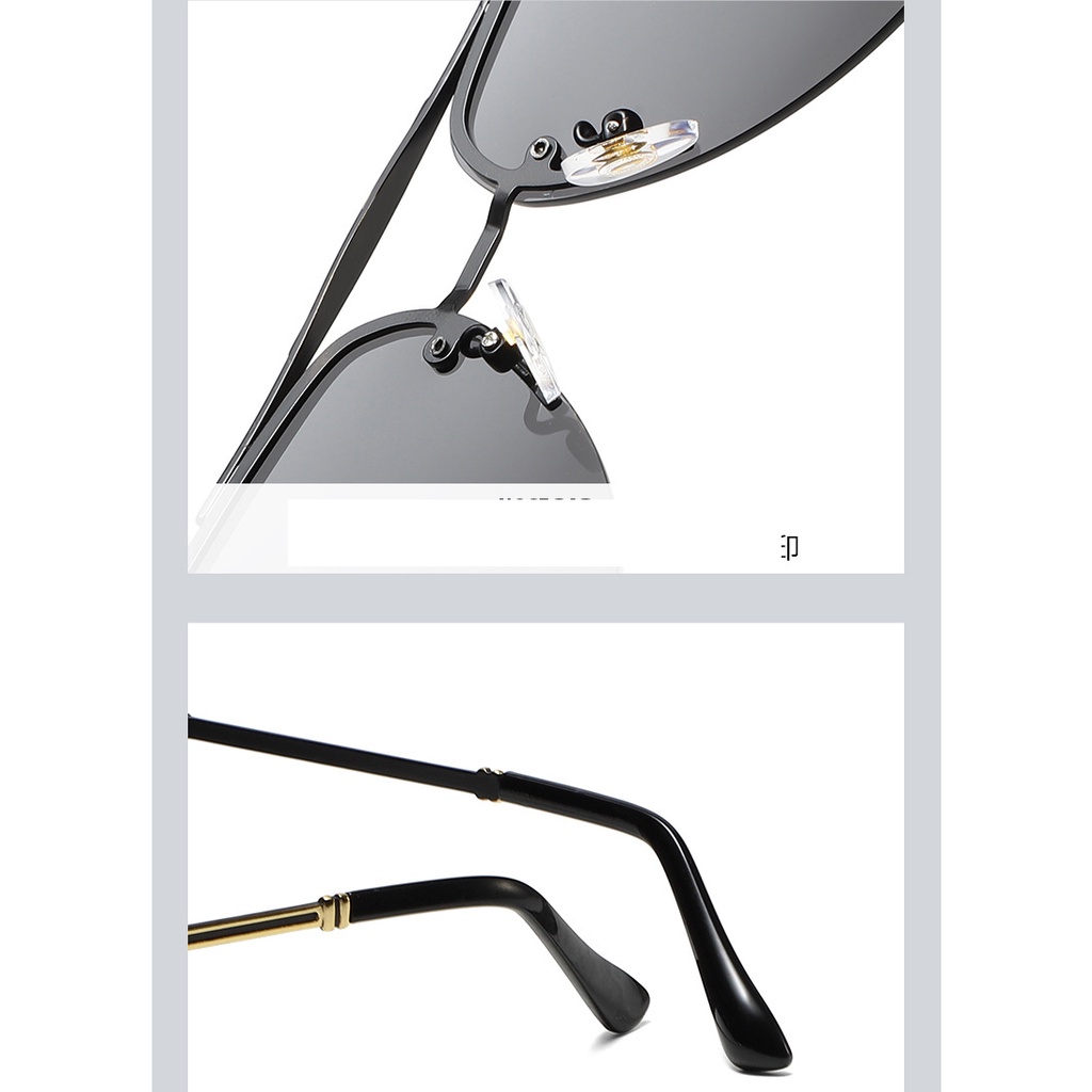 Kính mát nam M30b phân cực chống tia UV kiểu dáng phi công thời trang sử dụng khi đi đường, dã ngoại gọng bằng thép