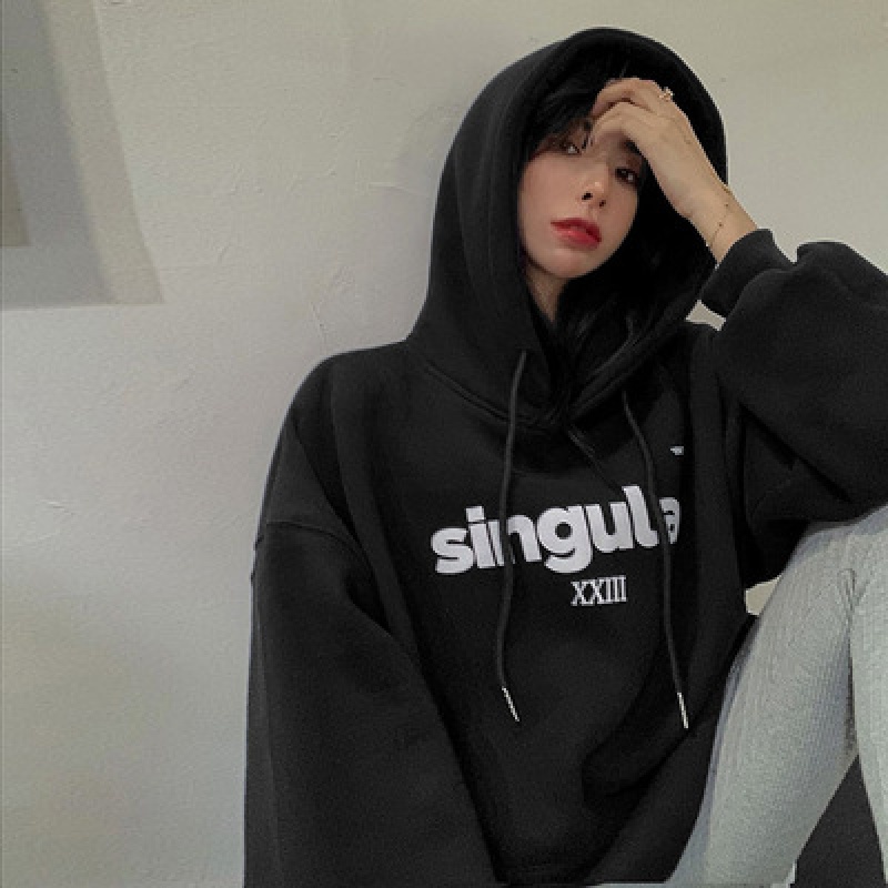 Áo Hoodie Dáng Rộng Phong Cách Hong Kong Thời Trang Xuân Thu Mới 2021