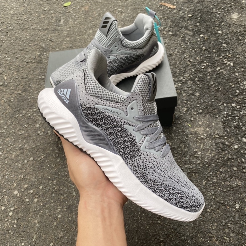 [fullbox,video] Giày alphabounce xám nam giày thể thao