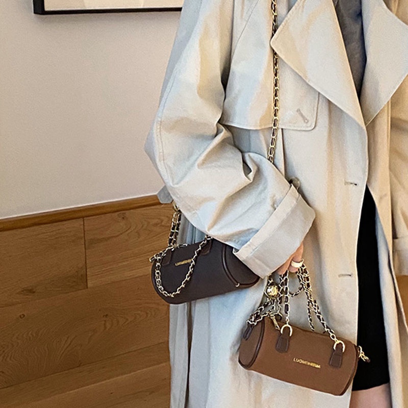 Túi Đeo Vai Có Dây Đeo Mắc Xích Thời Trang Cho Nữ