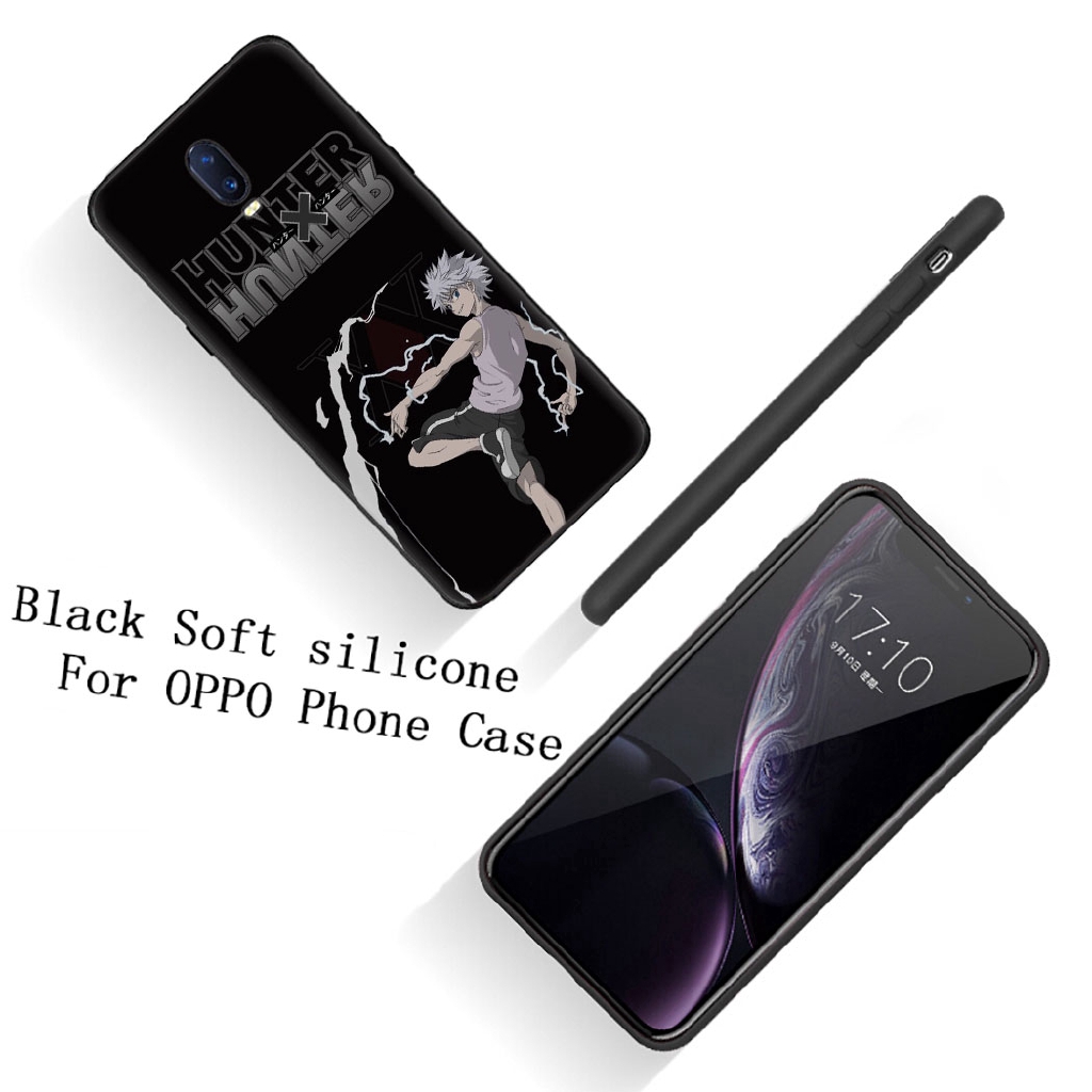 Ốp điện thoại silicone dẻo viền đen in hình anime hunter x hunter cho OPPO RENO 3 PRO K5 K3 REALME 5 PRO X Q XT X2 X50