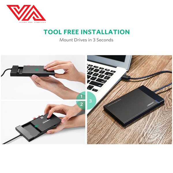 BOX SATA 2.5'' 3.0 UGREEN và ACASIS dùng cho ổ cứng laptop | WebRaoVat - webraovat.net.vn