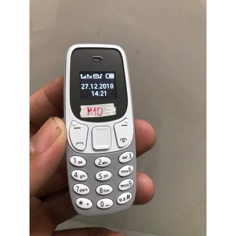 ĐIỆN THOẠI MINI TÍ HON SIÊU NHỎ M10 2 SIM 2 SÓNG