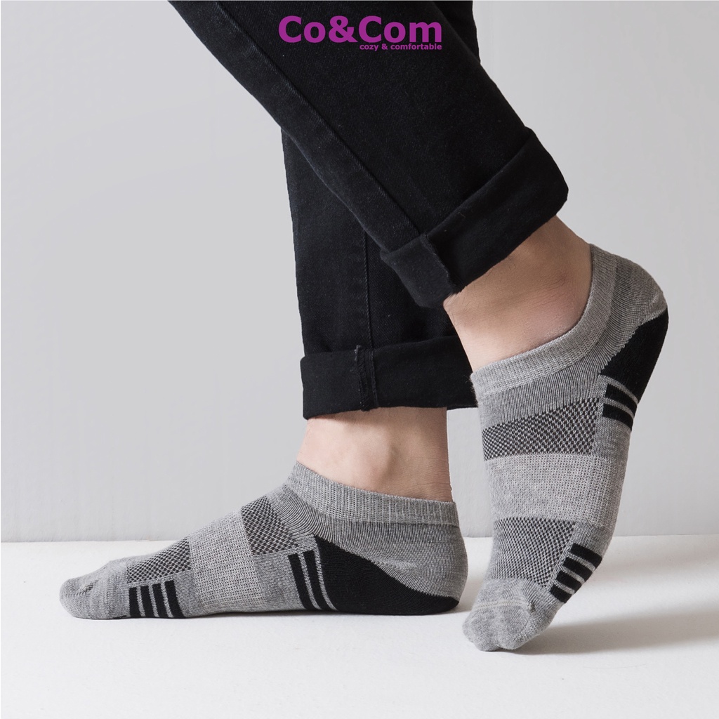 Tất Nam Chống Hôi Vớ Nam Chất Cotton Co&Com PKTN035 Co Giãn Thấm Hút Mồ Hôi Tốt