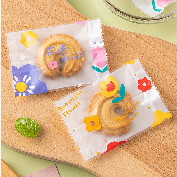 Túi đựng bánh quy in hình dễ thương tiện dụng