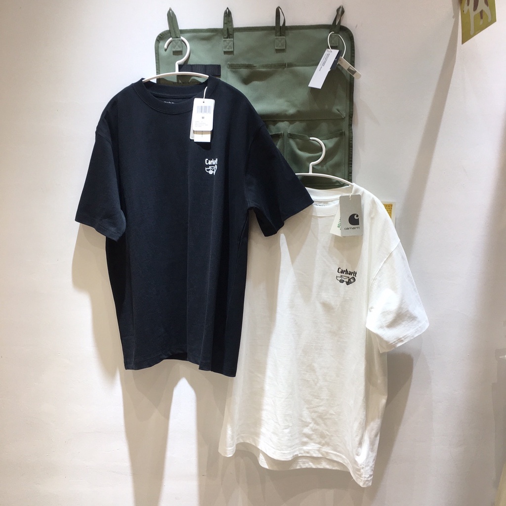 Áo Thun Ngắn Tay In Hình Carhartt WIP Thời Trang Mùa Hè Phong Cách Retro