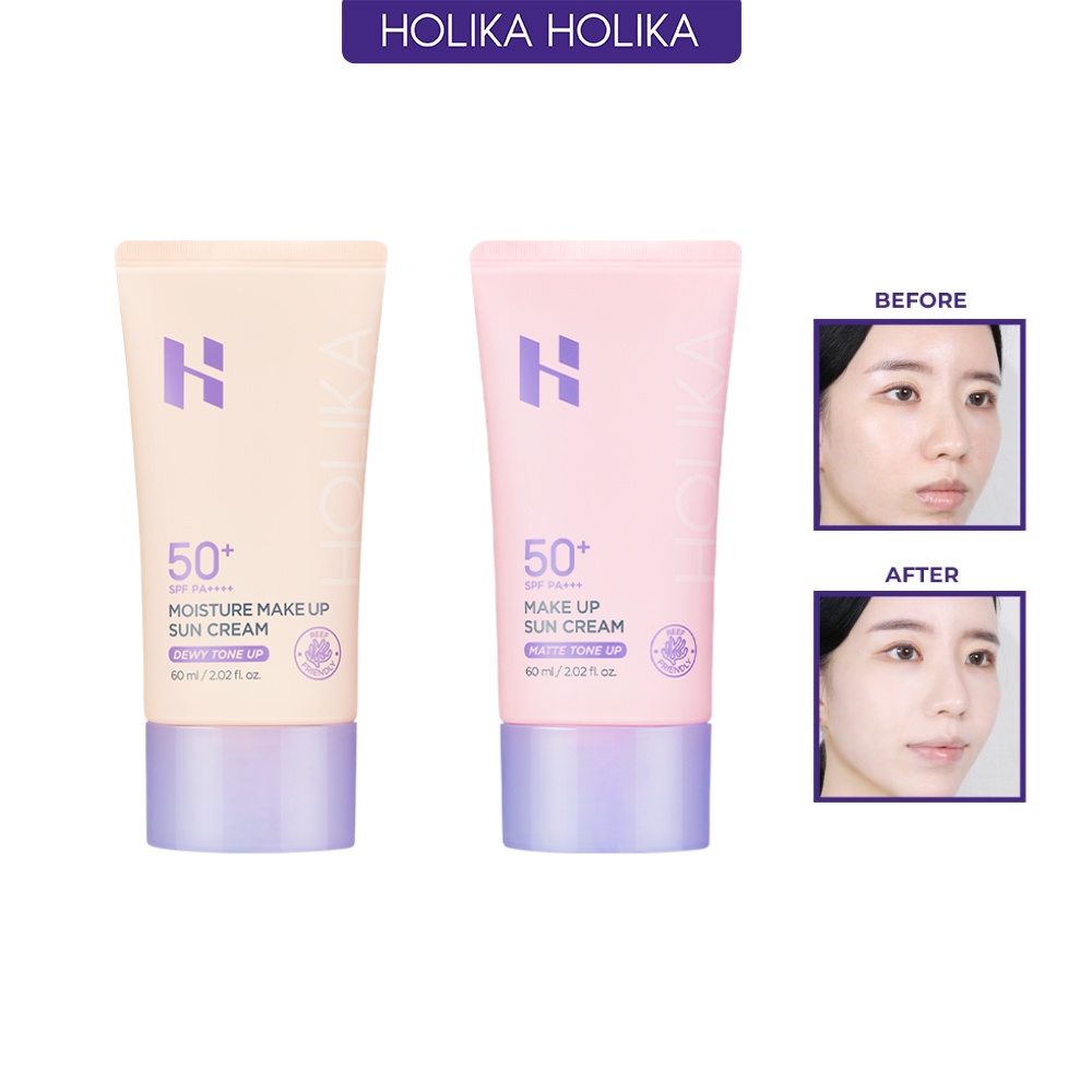 Kem chống nắng trang điểm Make Up Sun Cream Holika Holika SPF50+/PA+++