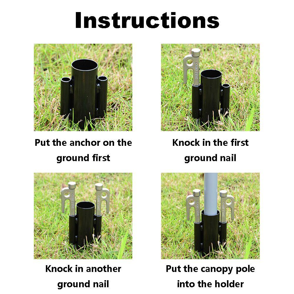 WATTLE Đinh Ốc Cố Định Lỗ Mới Có Thể Điều Chỉnh Cho Câu Cá / Cắm Trại