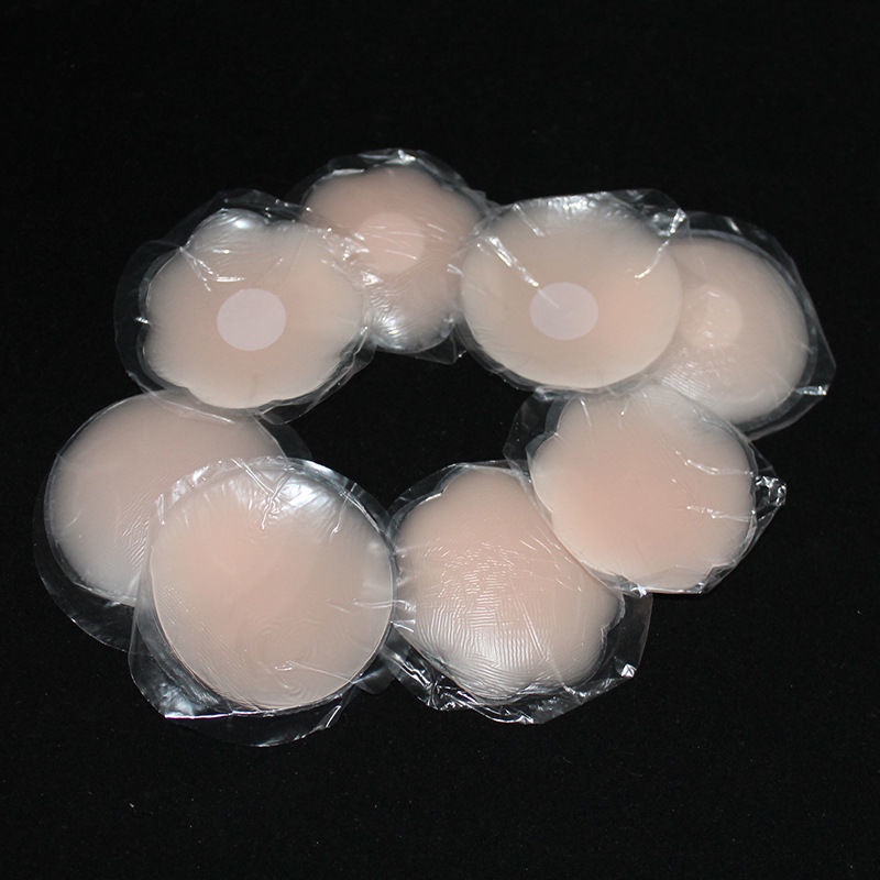 ZBán nóng núm vú silicone không thấm nước dán sữa vô hình áo chống va đập điểm sương sử dụng lặp lại năm bông hoa /