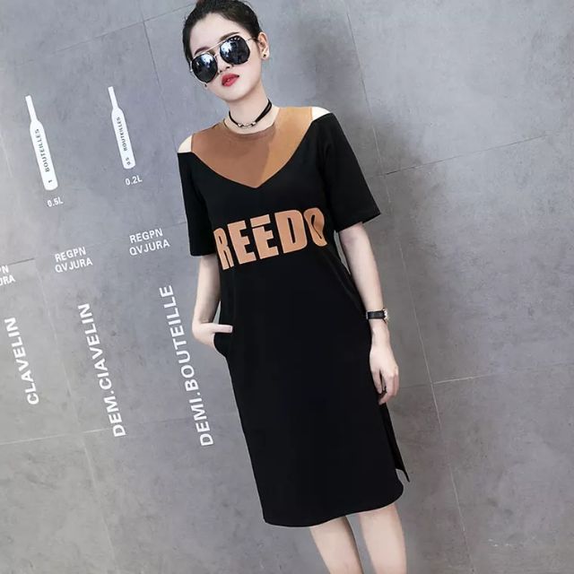 Váy liền dáng suông