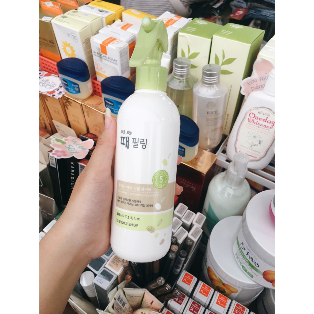 Tẩy da chết Body Scrub Spray