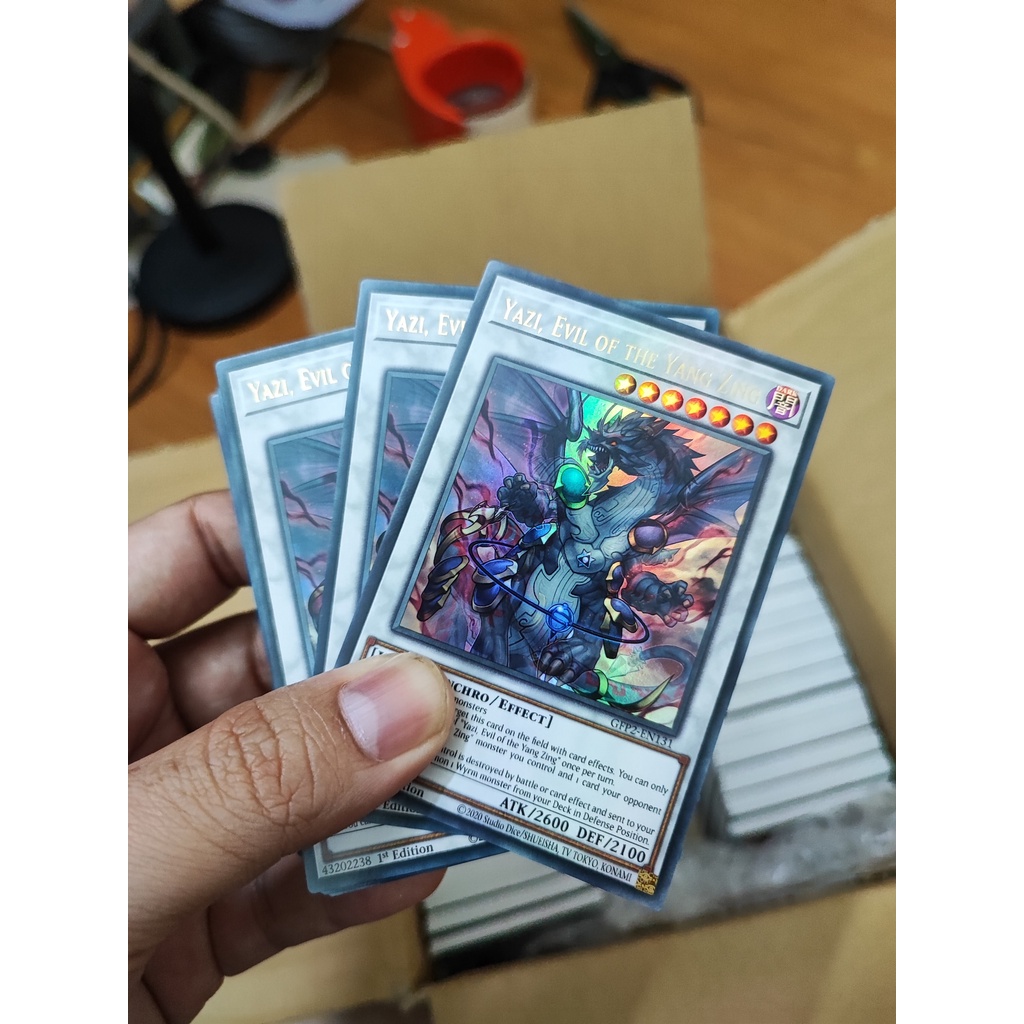 1 lá thẻ bài Yazi, Evil of the Yang Zing - GFP2-EN131 - Ultra Rare 1st Edition