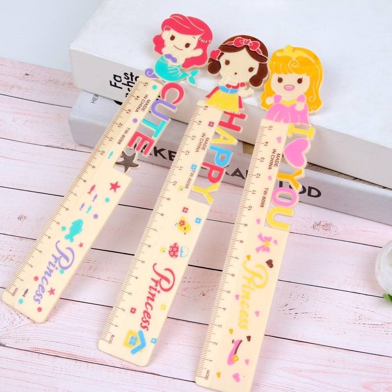 Thước kẻ công chúa 15cm - Mã 8098