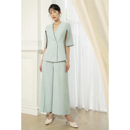 Sixdo newtag set bộ vest và quần xanh mới nguyên tag S/M