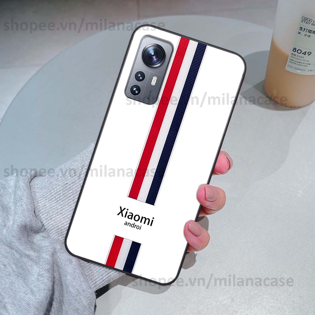 Ốp Xiaomi 12 / Xiaomi 12 Pro in giả da phong cách thể thao, cá tính, thời trang