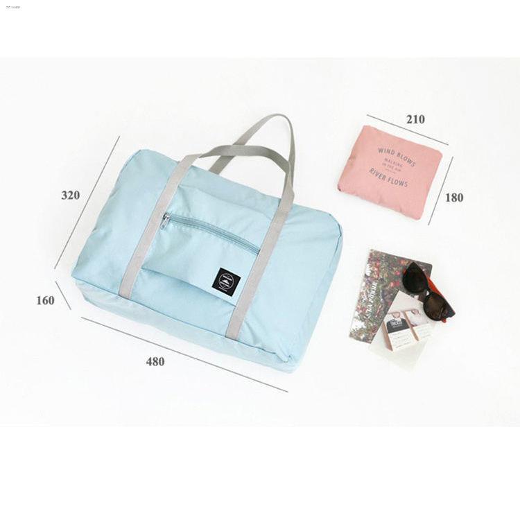 ▫♀Korean student travel bag portable large-capacity female short-distance storage duffel trolley