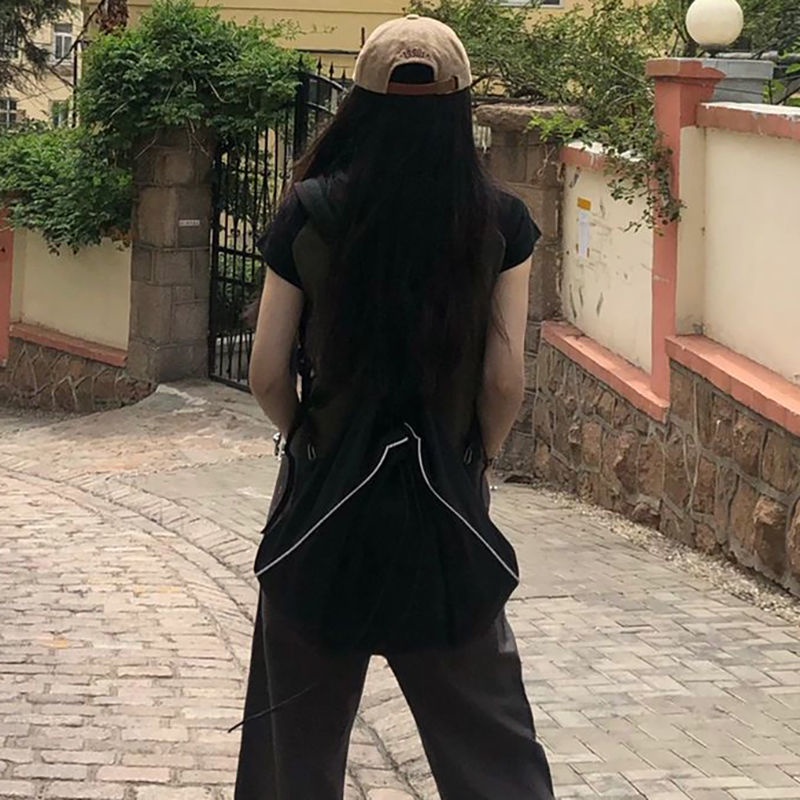 Áo Thun Ngắn Tay Dáng Ôm Phong Cách Retro Mỹ Thời Trang Mùa Hè Hàng Mới Dành Cho Bạn Nữ