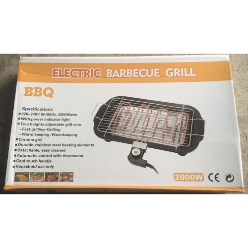 Bếp nướng điện cao cấp electric barbecue grill 2000W không khói