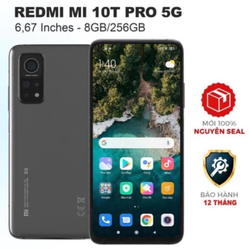 Điện thoại Xiaomi Mi 10T Pro 5G (8GB/256GB) Chính hãng 100% Có Tiếng Việt - BH 1 Năm NCASP21