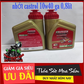 Dầu nhớt xe tay ga 0.8L CASTROL POWER1 SCOOTER 10W-40