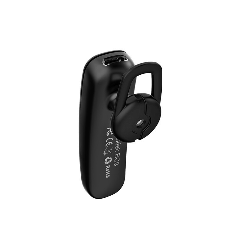 Tai nghe Bluetooth cao cấp, pin 60mAh cho 3 giờ nghe nhạc / cuộc gọi  BC8 ProTalk Business - Hàng Chính hãng