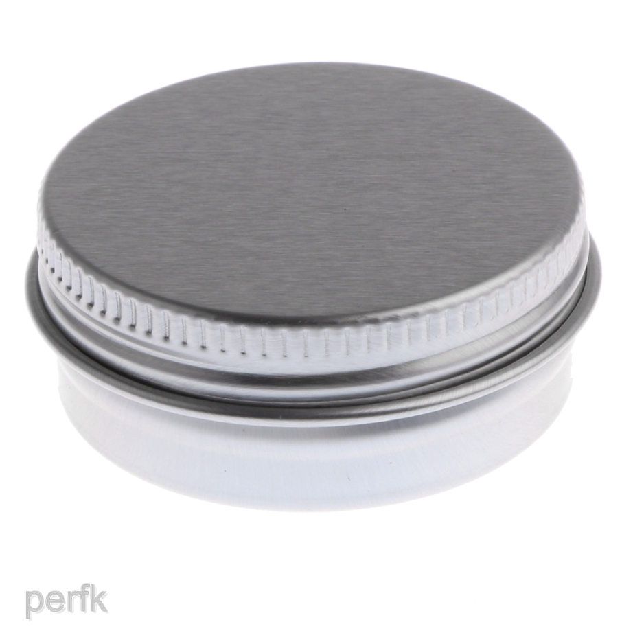 Set 10 Hộp Thiếc Tròn Đựng Son Dưỡng Môi 15g Có Nắp Ren Tiện Dụng