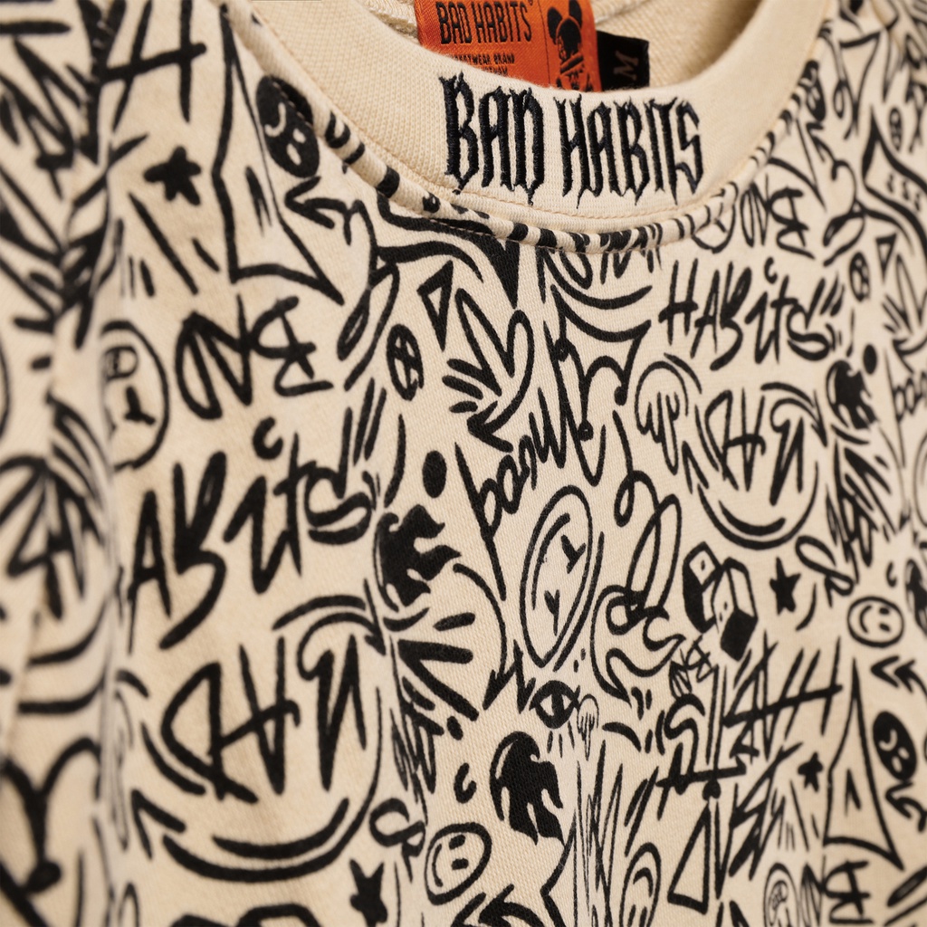 Áo Thun Bad Habits TAG STYLE SWEATSHIRT - Local Brand chính hãng