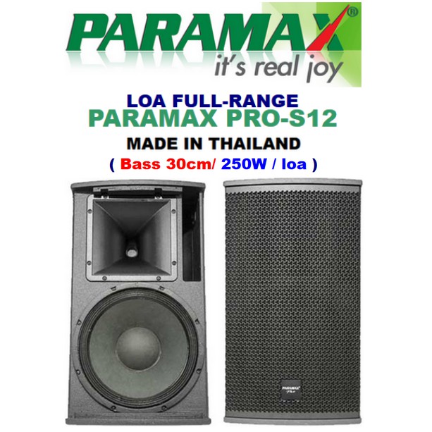 LOA FULL-PARAMAX PRO-S12 GIÁ TỐT.